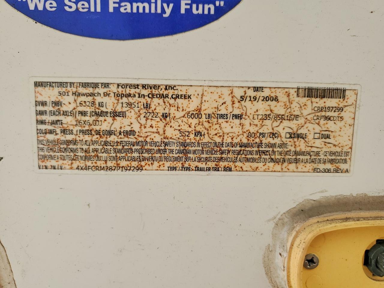 2007 Foresriver CEDAR36CK2-RV