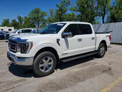 Salvage trucks for sale at Bridgeton, MO auction: 2021 Ford F150 Supercrew
