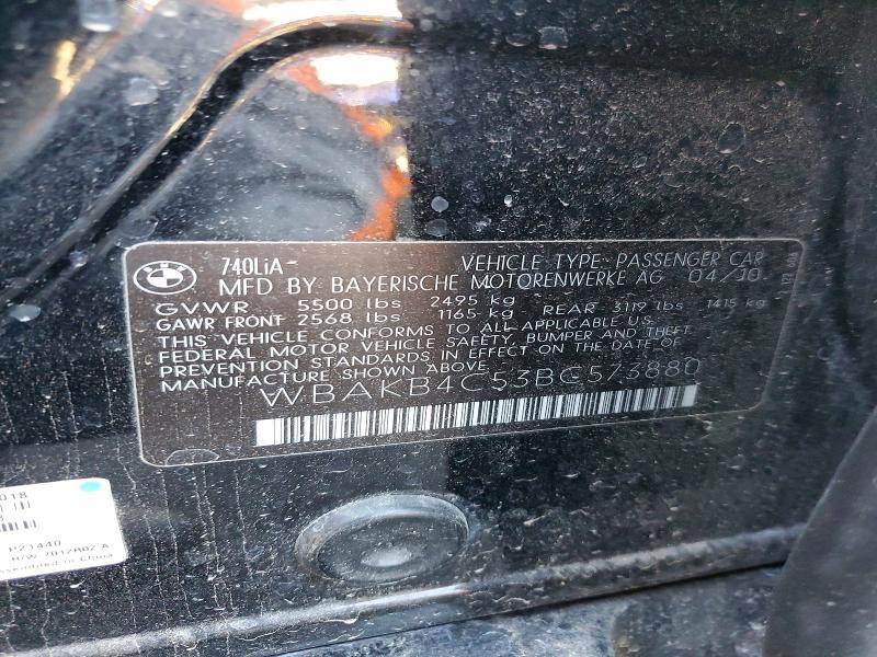 2011 BMW 740 li