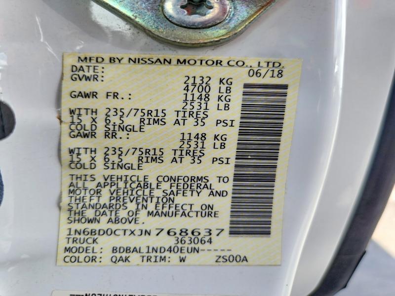 2018 Nissan Frontier s