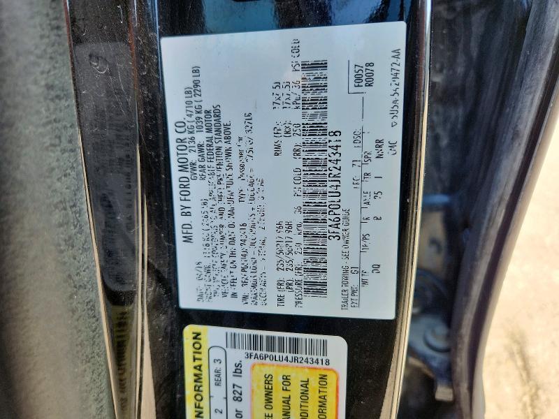 2018 Ford Fusion se Hybrid