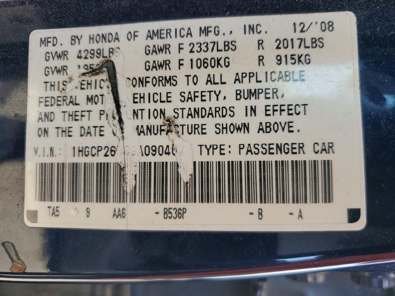 2009 Honda Accord