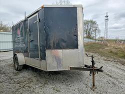 Salvage trucks for sale at Dyer, IN auction: 2014 Sgac 2014 South GA Cargo FD-306 REV A Enclosed Cargo TR