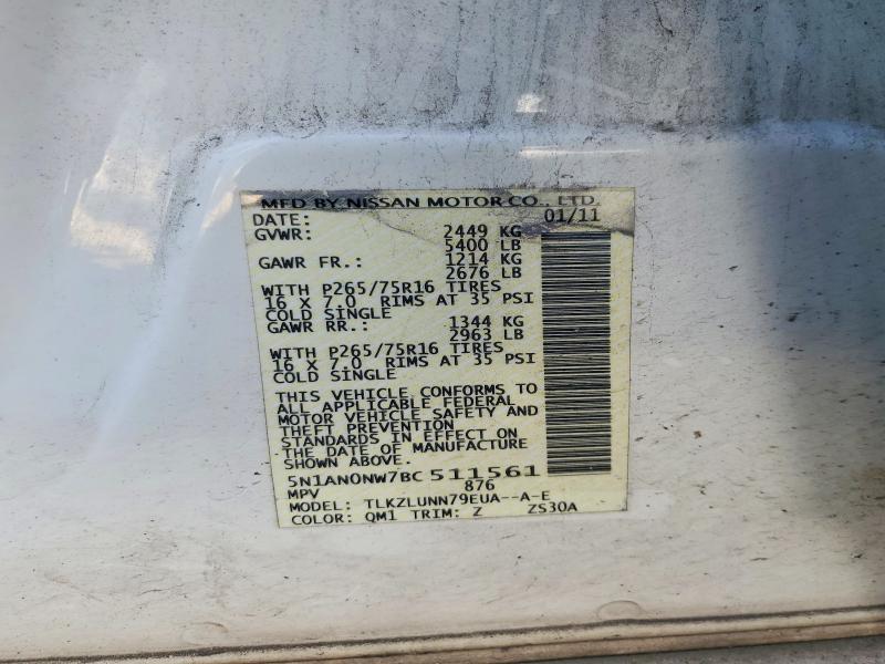 2011 Nissan Xterra x