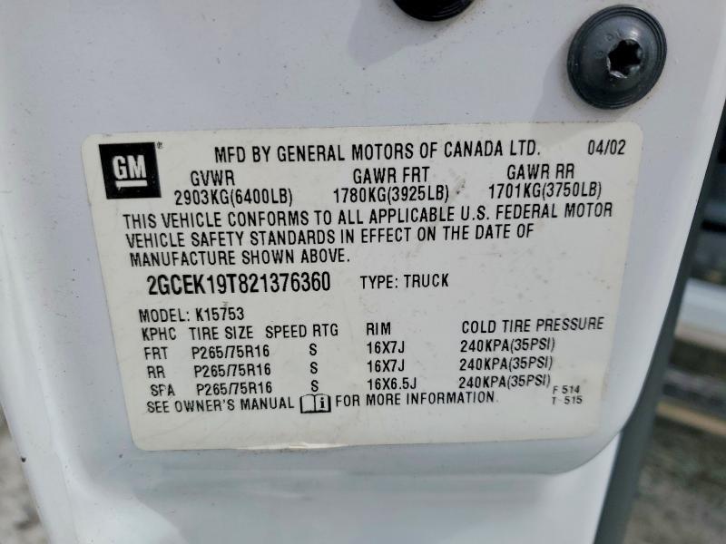2002 Chevrolet Silverado K1500