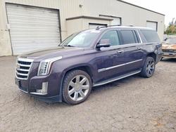 Cadillac salvage cars for sale: 2016 Cadillac Escalade esv Luxury