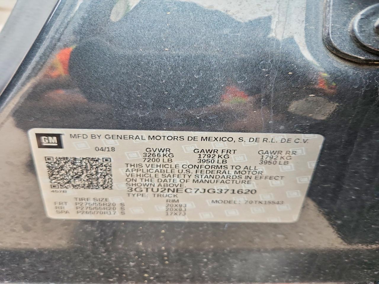 2018 GMC Sierra K1500 SLT