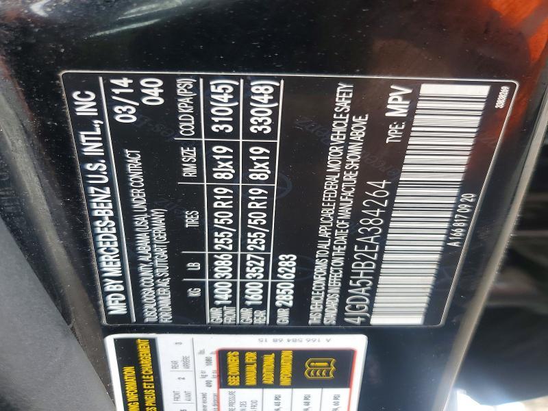 2014 Mercedes-Benz Ml 350 4matic