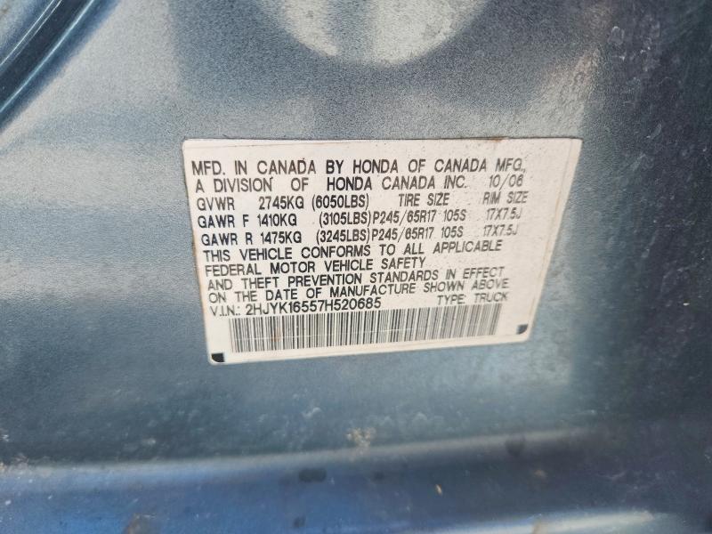 2007 Honda Ridgeline