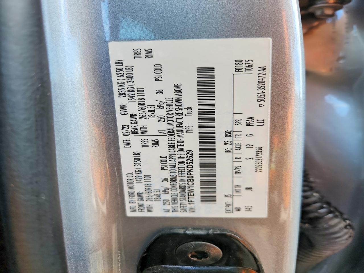 2023 Ford F150 Supercrew