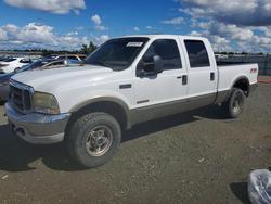 Salvage trucks for sale at Antelope, CA auction: 2004 Ford F250 Super Duty