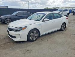 KIA Vehiculos salvage en venta: 2017 KIA Optima Plug-in Hybrid ex