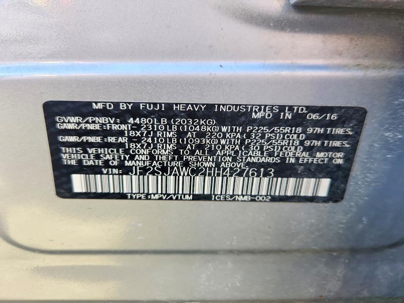 2017 Subaru Forester 2.5i Touring