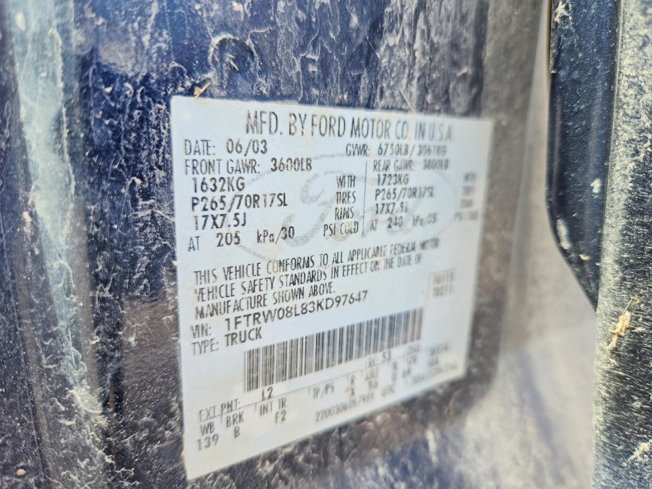 2003 Ford F150 Supercrew
