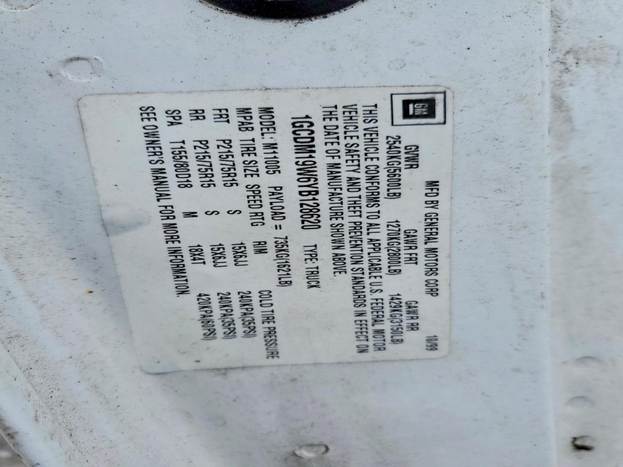 2000 Chevrolet Astro