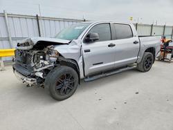 Toyota Tundra salvage cars for sale: 2019 Toyota Tundra Crewmax SR5