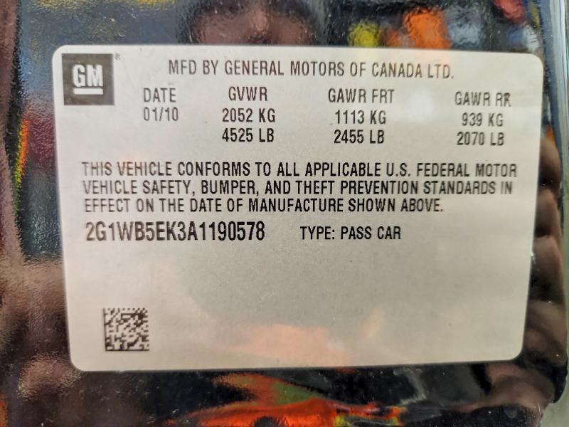 2010 Chevrolet Impala lt