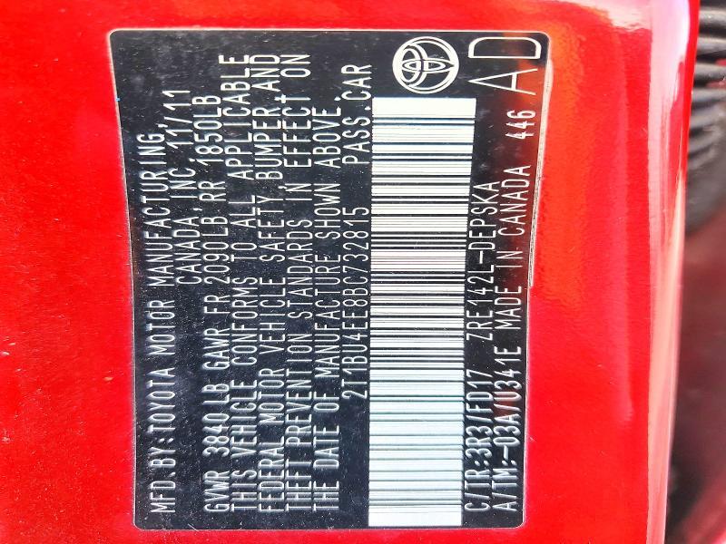 2011 Toyota Corolla s