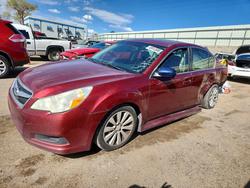 Salvage cars for sale from Copart Albuquerque, NM: 2010 Subaru Legacy 2.5i Limited
