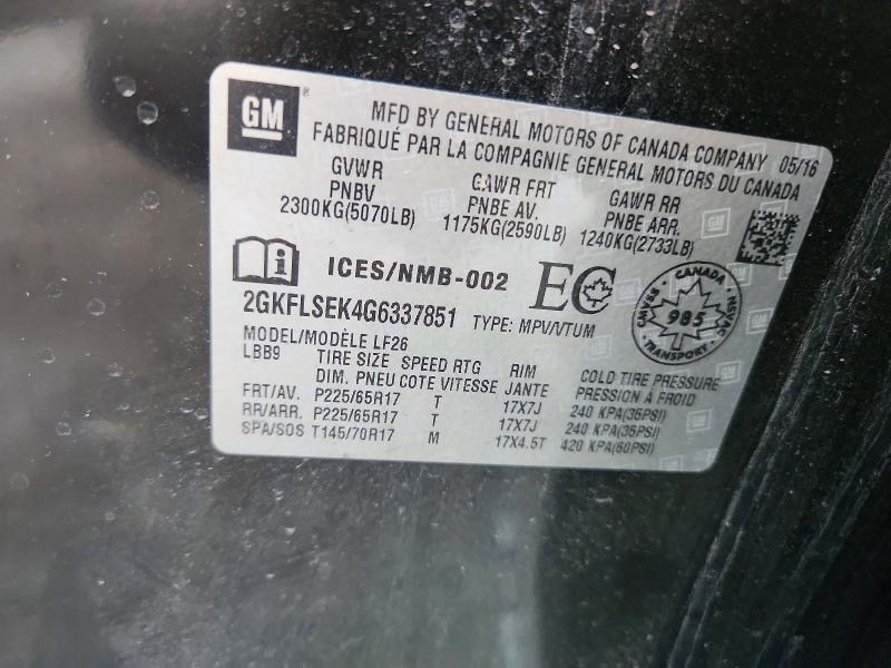 2016 GMC Terrain sle