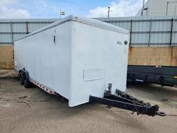Salvage trucks for sale at Moraine, OH auction: 2012 Wells Cargo Enclosed Cargo Trailer
