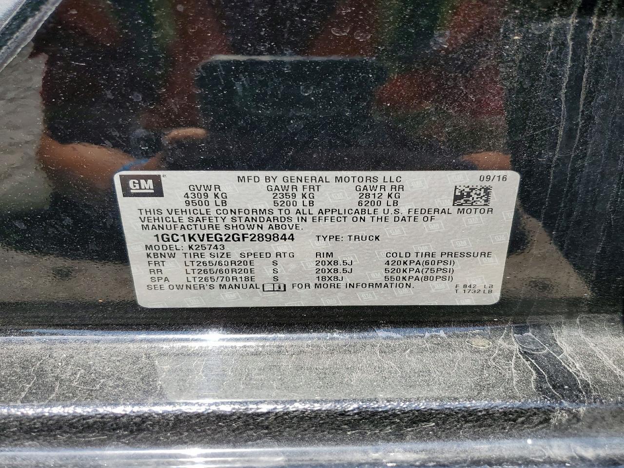 2016 Chevrolet Silverado K2500 Heavy Duty LT