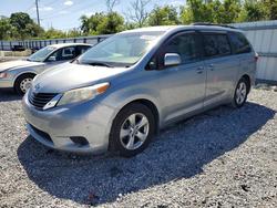 Toyota Sienna le salvage cars for sale: 2016 Toyota Sienna le