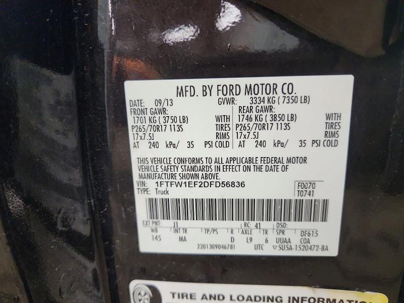 2013 Ford F150 Supercrew