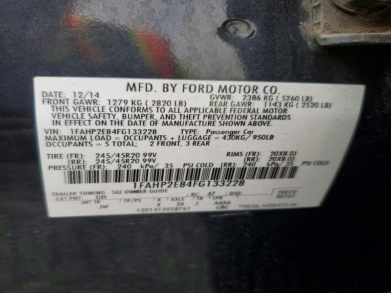 2015 Ford Taurus sel