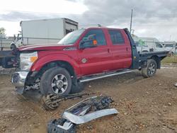 Salvage trucks for sale at Farr West, UT auction: 2014 Ford F350 Super Duty Flatbed Truck
