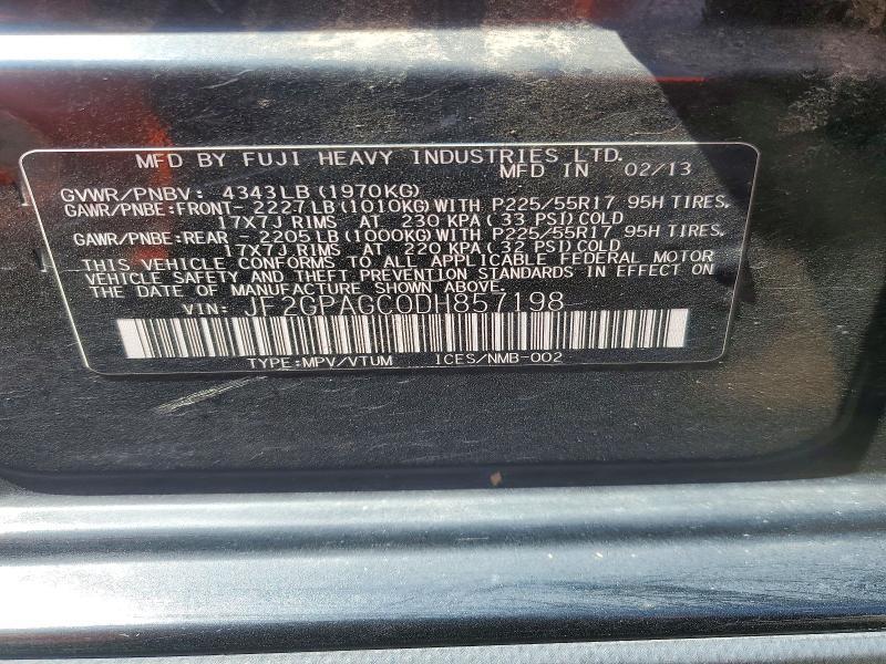 2013 Subaru Xv Crosstrek 2.0 Limited