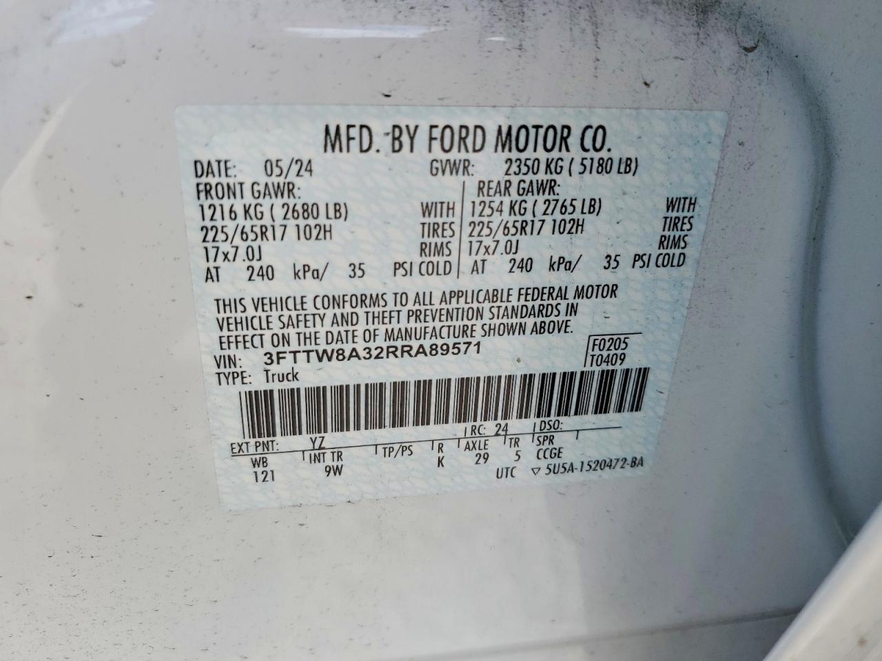 2024 Ford Maverick XL
