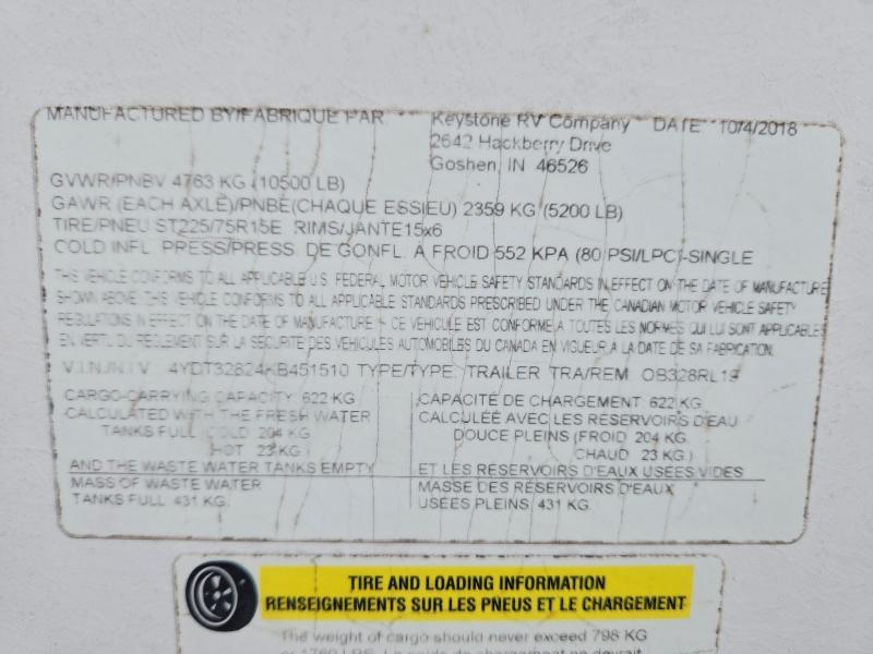 2019 Keystone Outback Camper