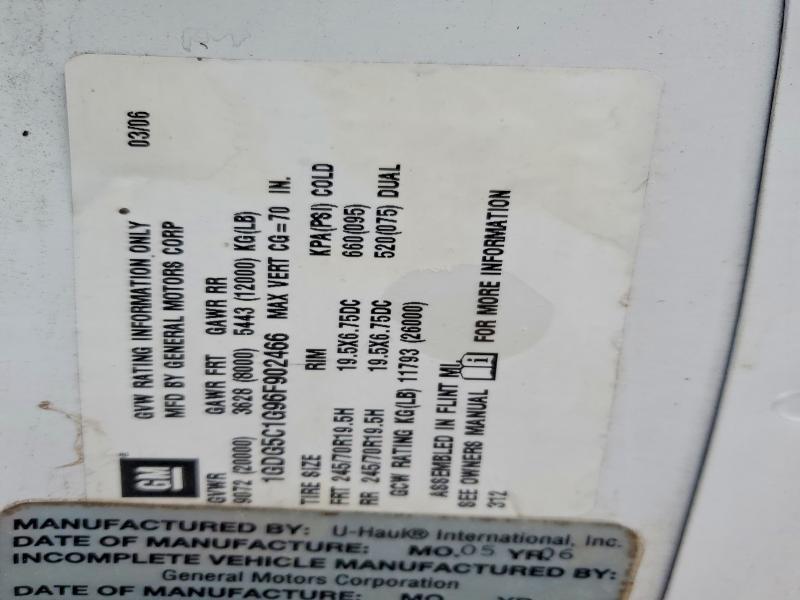 2006 GMC C5500 C5C042