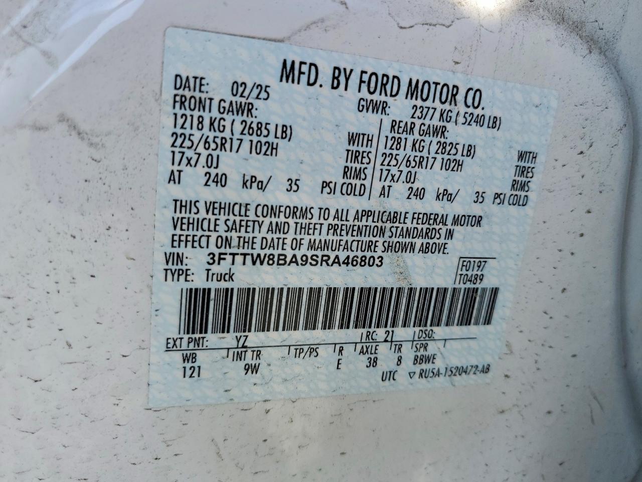 2025 Ford Maverick XL