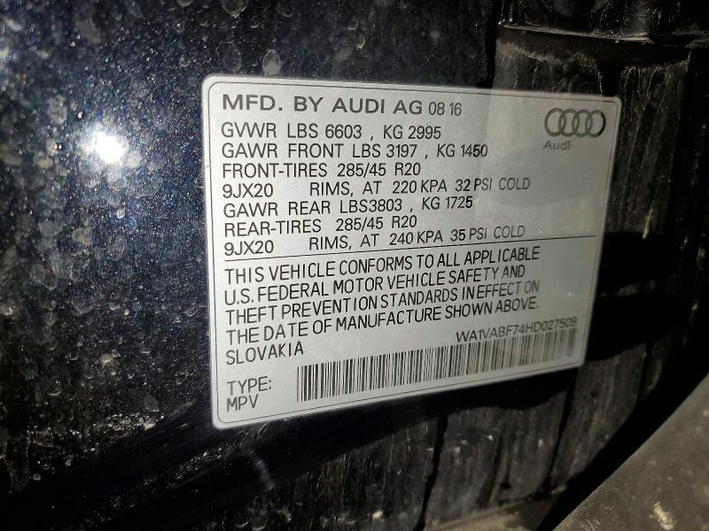 2017 Audi Q7 Prestige