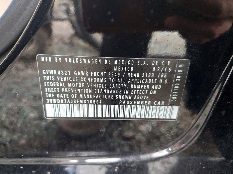 2015 Volkswagen Jetta se