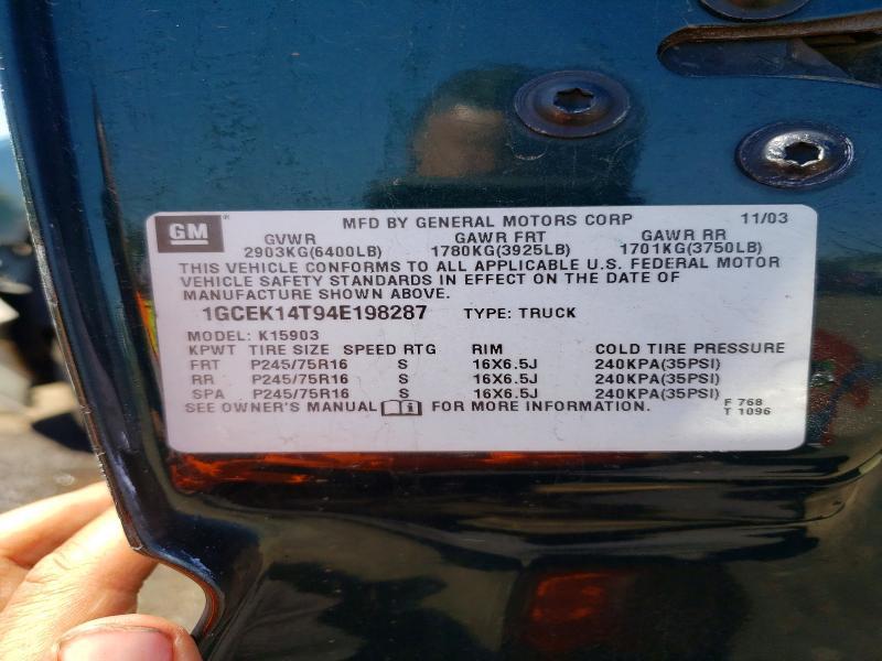 2004 Chevrolet Silverado K1500