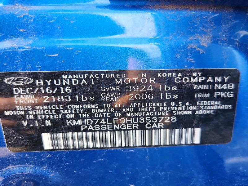 2017 Hyundai Elantra se