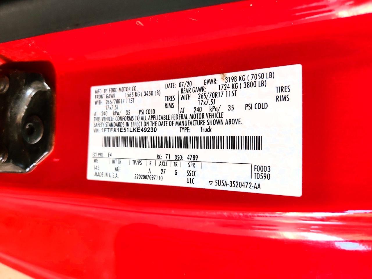 2020 Ford F150 Super Cab