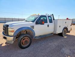 Salvage trucks for sale at Andrews, TX auction: 2009 Ford F450 Super Duty Utility / Service Truck