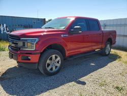 Ford salvage cars for sale: 2018 Ford F150 Supercrew