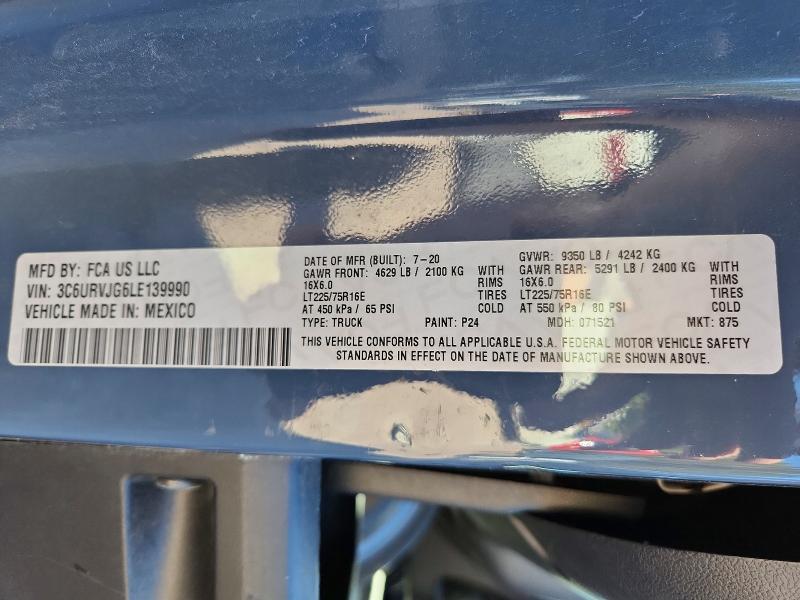 2020 Dodge Ram Promaster 3500 Delivery van