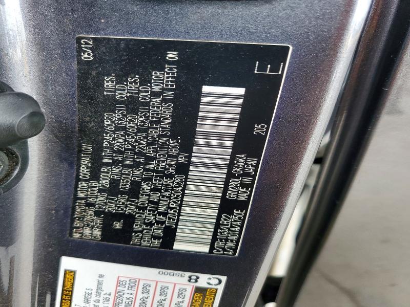 2012 Toyota 4runner Limited