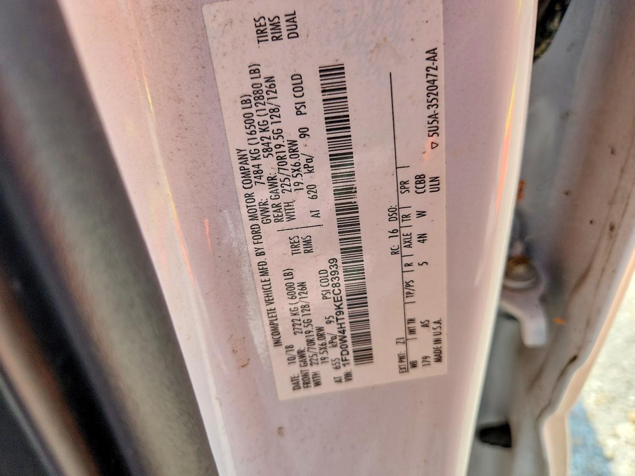 2019 Ford F450 Super Duty