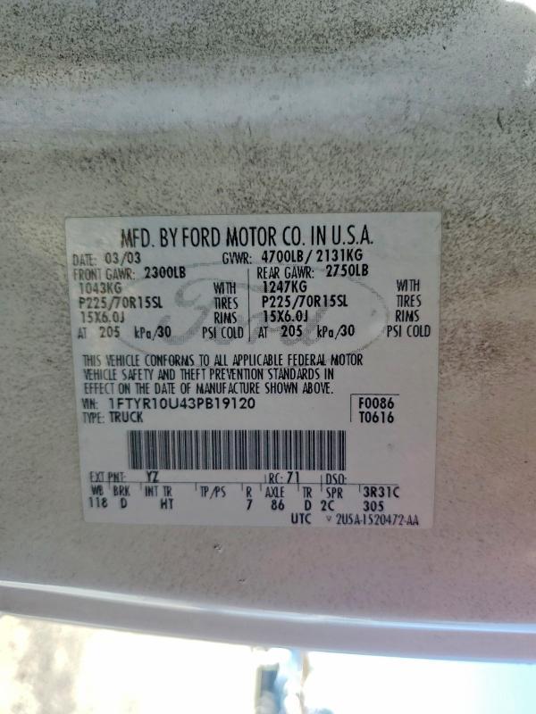 2003 Ford Ranger