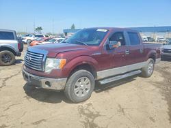 Salvage trucks for sale at Woodhaven, MI auction: 2010 Ford F150 Supercrew