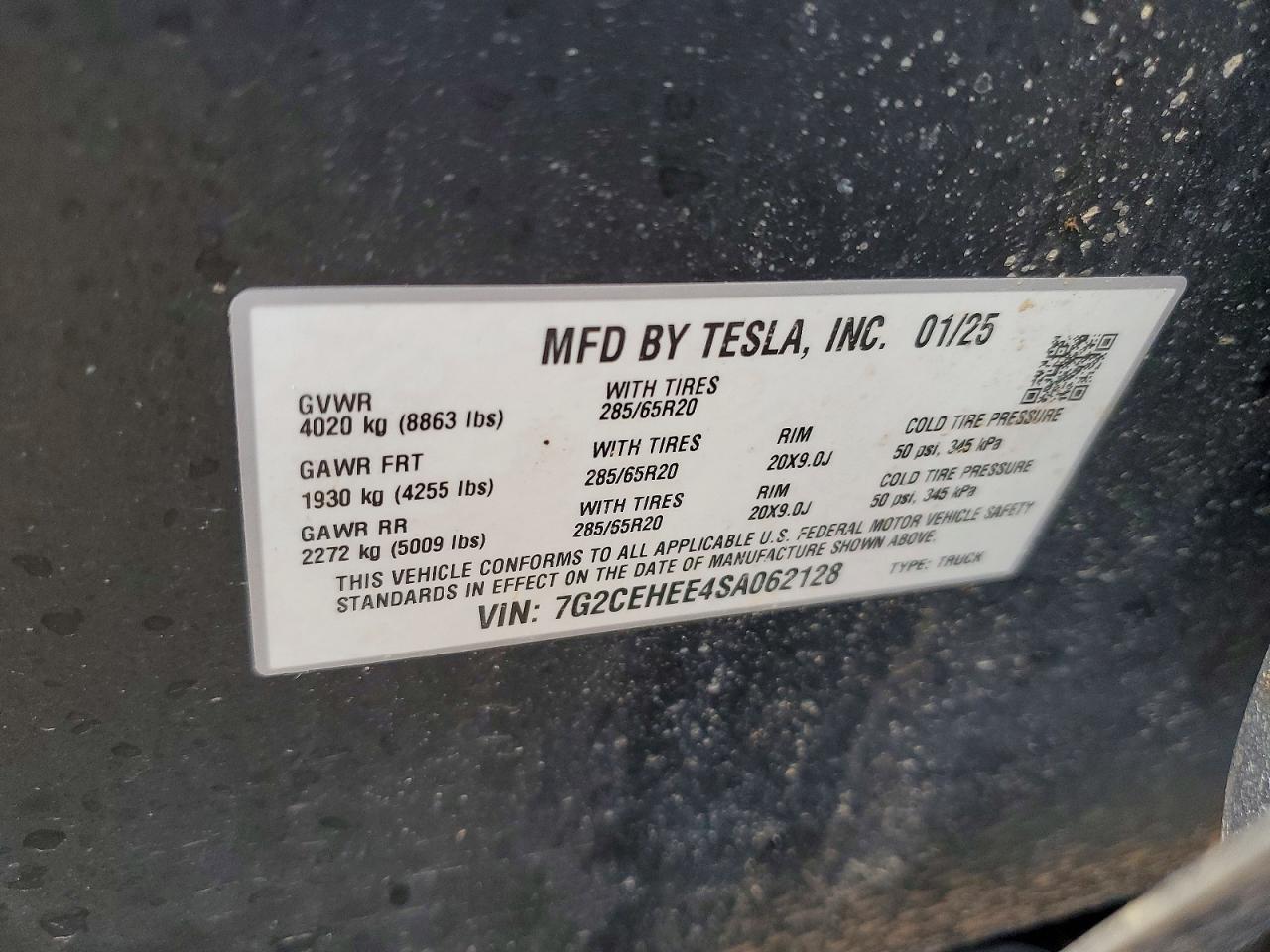 2025 Tesla Cybertruck