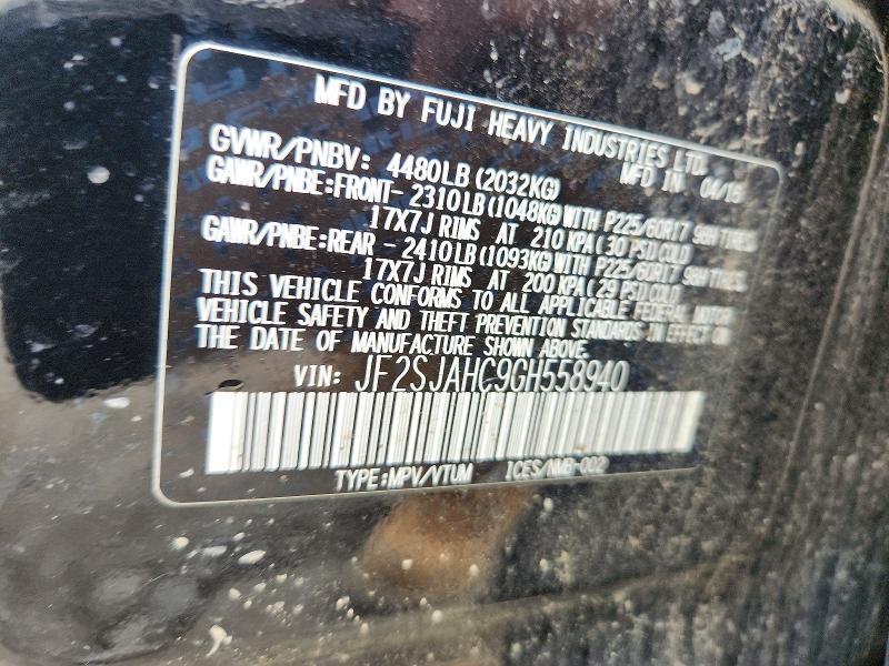 2016 Subaru Forester 2.5i Limited