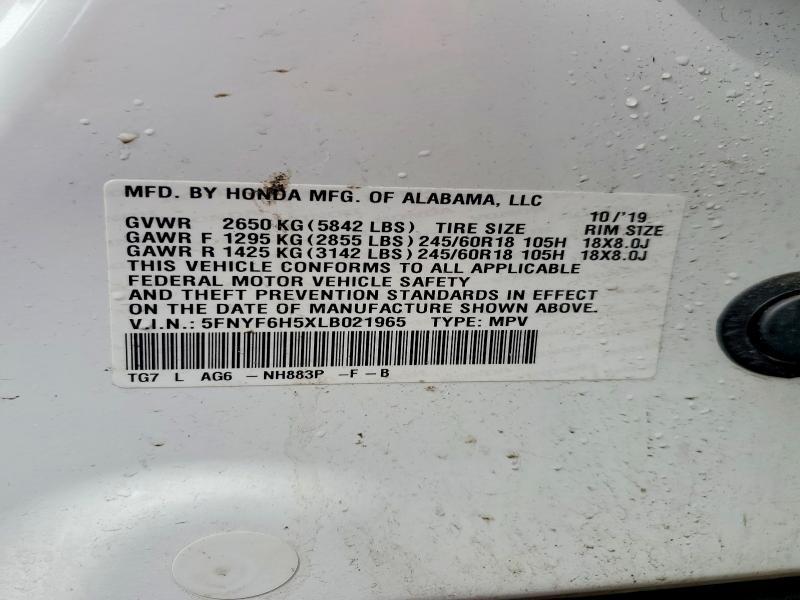 2020 Honda Pilot exl